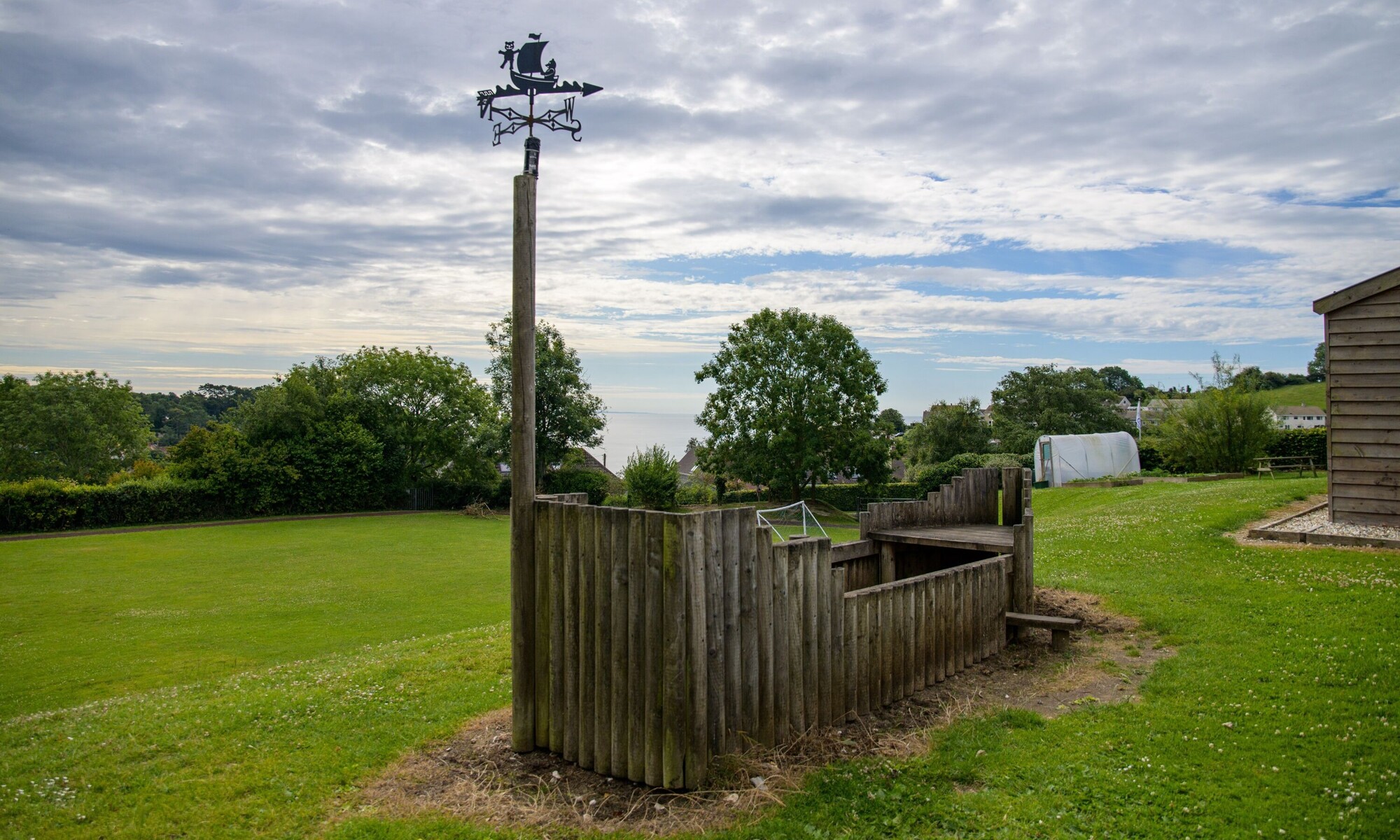 A picture of the school grounds